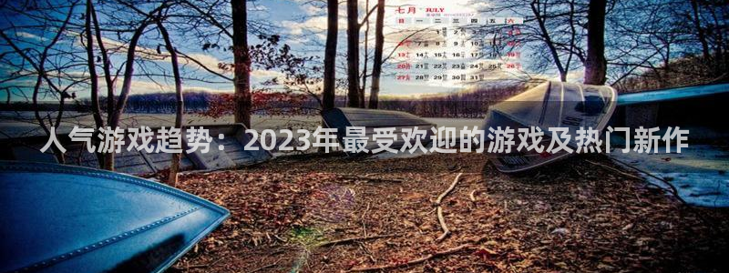 鼎点娱乐注册账号：人气游戏趋势：2023年最受欢迎的游戏及热